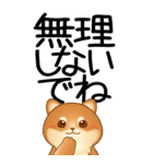 老眼でもくっきりみえる！豆柴のBIGスタンプ（個別スタンプ：16）