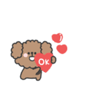 トイプードルさん◎家族恋人連絡 #2（個別スタンプ：33）
