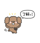 トイプードルさん◎家族恋人連絡 #2（個別スタンプ：34）