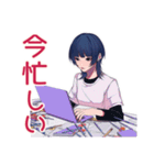 サブカルガールのインドア満喫（個別スタンプ：14）