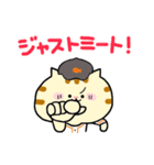 ねこねこ便り13 -野球編-（個別スタンプ：17）