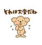 トイプーのぷう太郎 【応援と癒し】（個別スタンプ：35）