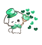 ★推し活・ご挨拶★マルチーズ【緑担当】（個別スタンプ：11）