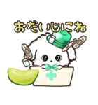 ★推し活・ご挨拶★マルチーズ【緑担当】（個別スタンプ：25）