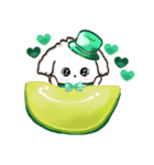 ★推し活・ご挨拶★マルチーズ【緑担当】（個別スタンプ：32）