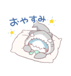【冬】サメ！着ぐるみ動物（個別スタンプ：4）