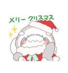【冬】サメ！着ぐるみ動物（個別スタンプ：38）