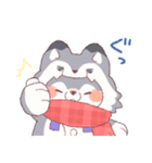 【冬】オオカミ！着ぐるみ動物（個別スタンプ：13）