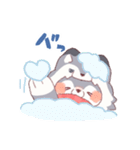 【冬】オオカミ！着ぐるみ動物（個別スタンプ：16）