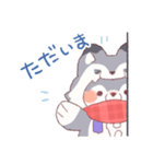 【冬】オオカミ！着ぐるみ動物（個別スタンプ：20）