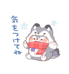 【冬】オオカミ！着ぐるみ動物（個別スタンプ：24）