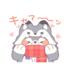 【冬】オオカミ！着ぐるみ動物（個別スタンプ：26）