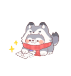 【冬】オオカミ！着ぐるみ動物（個別スタンプ：30）