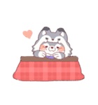 【冬】オオカミ！着ぐるみ動物（個別スタンプ：33）