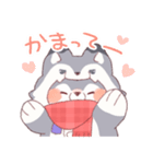 【冬】オオカミ！着ぐるみ動物（個別スタンプ：35）