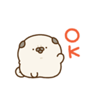 はやくうごくパグだよ。（個別スタンプ：1）
