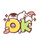 ゆるくま95 冬！（個別スタンプ：5）