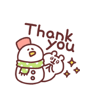 ゆるくま95 冬！（個別スタンプ：8）