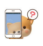 【飛び出す】ちびシバ☆3D（個別スタンプ：21）
