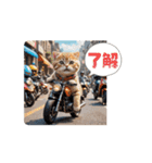 【動く】バイクが好き❤️ねこ 2（個別スタンプ：2）