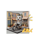 【動く】バイクが好き❤️ねこ 2（個別スタンプ：6）