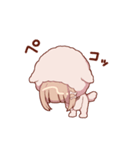 ゆるねこ女子スタンプ（わんこver）（個別スタンプ：8）