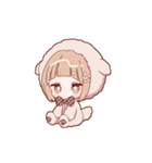 ゆるねこ女子スタンプ（わんこver）（個別スタンプ：9）