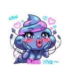 サイバーパンクぷぅ — デフォルメで大暴れ（個別スタンプ：7）