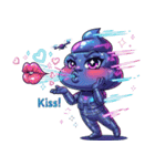 サイバーパンクぷぅ — デフォルメで大暴れ（個別スタンプ：20）