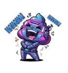 サイバーパンクぷぅ — デフォルメで大暴れ（個別スタンプ：25）