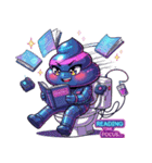 サイバーパンクぷぅ — デフォルメで大暴れ（個別スタンプ：39）