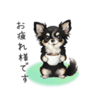 いつでも使える♡チワワの日常（個別スタンプ：6）