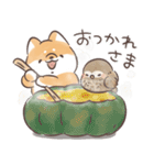 ほんわかしばいぬと森の仲間たち（個別スタンプ：5）