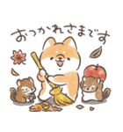 ほんわかしばいぬと森の仲間たち（個別スタンプ：6）