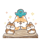 ほんわかしばいぬと森の仲間たち（個別スタンプ：17）