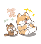 ほんわかしばいぬと森の仲間たち（個別スタンプ：21）