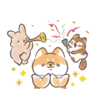 ほんわかしばいぬと森の仲間たち（個別スタンプ：34）