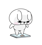 うさぎ＆くま100％  冬の日常（個別スタンプ：29）