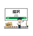 大船渡線in岩手宮城の毎日使う動く電車（個別スタンプ：8）
