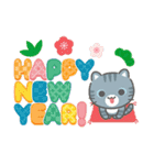 3びきのねこ♪あけおめスタンプ2（再販）（個別スタンプ：8）
