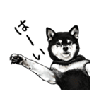 意外と使えるリアル犬の熱い愛（個別スタンプ：3）