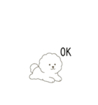 犬の日 ビションフリーゼ（個別スタンプ：3）