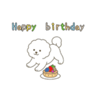 犬の日 ビションフリーゼ（個別スタンプ：24）