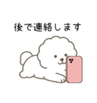 犬の日 ビションフリーゼ（個別スタンプ：39）