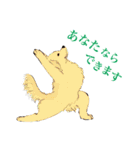 ヨガを嗜むおイヌさんたち（個別スタンプ：23）