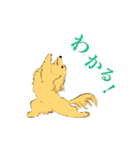 ヨガを嗜むおイヌさんたち（個別スタンプ：32）