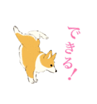 ヨガを嗜むおイヌさんたち（個別スタンプ：33）