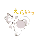 ヨガを嗜むおイヌさんたち（個別スタンプ：34）