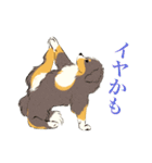 ヨガを嗜むおイヌさんたち（個別スタンプ：35）
