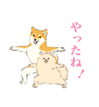 ヨガを嗜むおイヌさんたち（個別スタンプ：37）